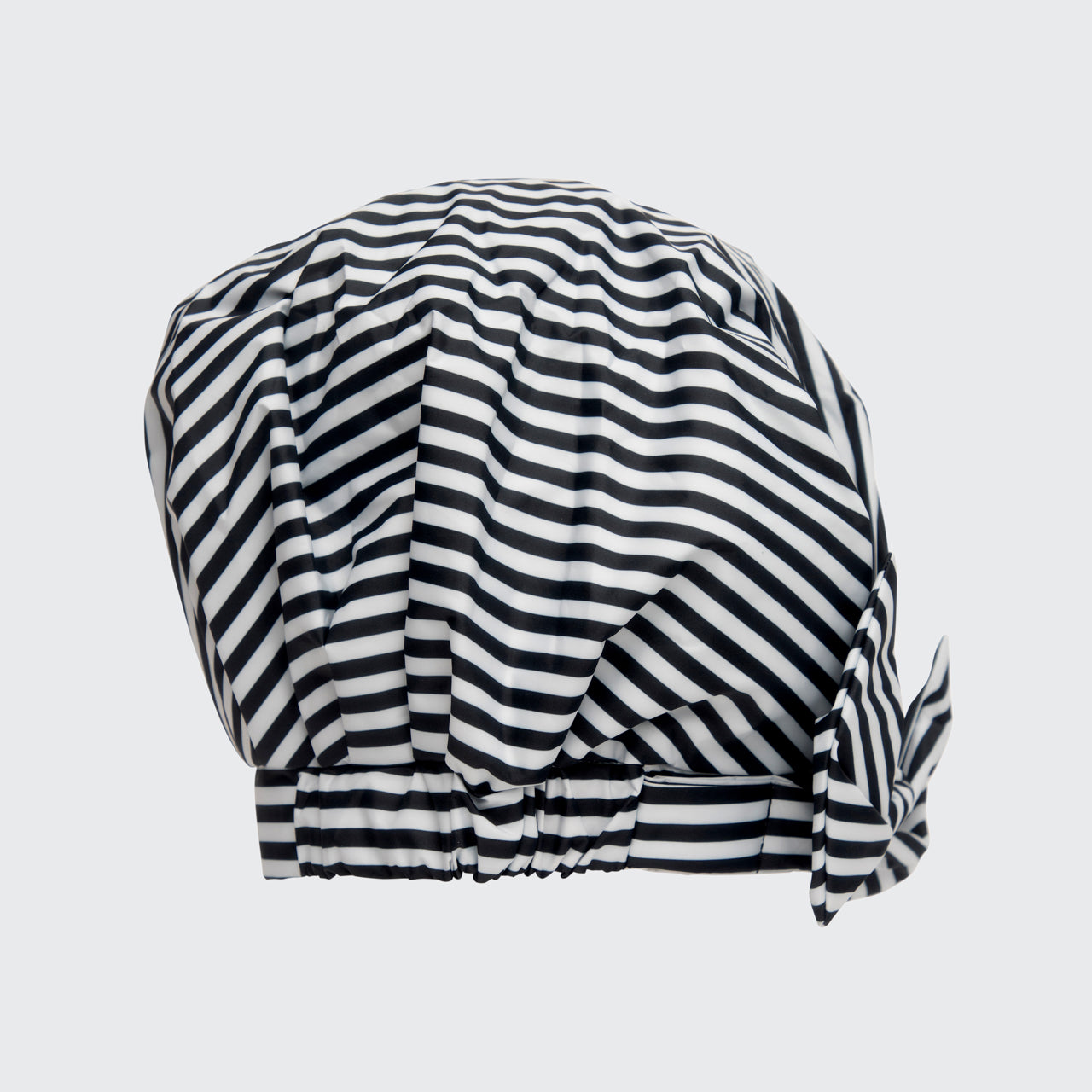 Recycled Polyester Luxe Shower Cap - Stripe