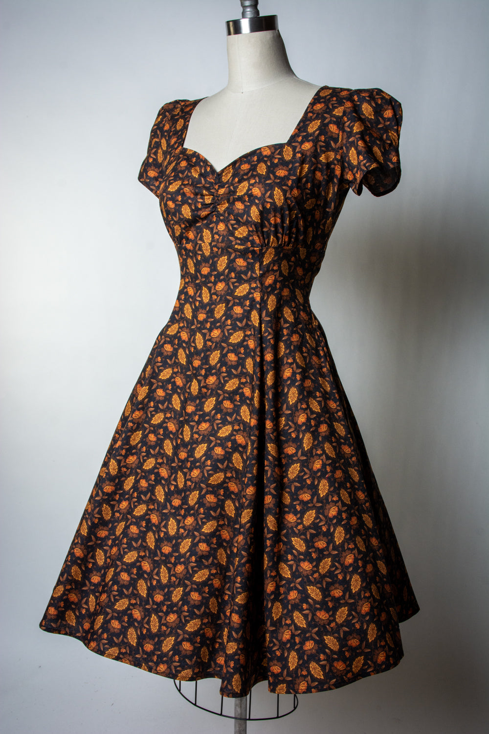 Bree Dress - Chocolate Brown Paisley