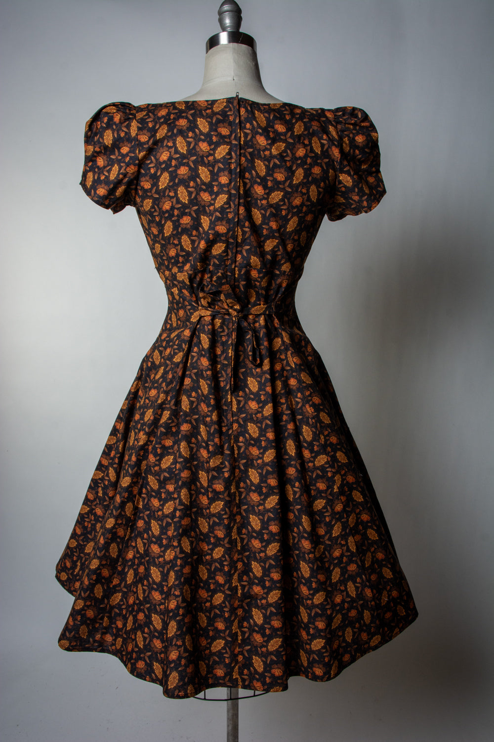 Bree Dress - Chocolate Brown Paisley