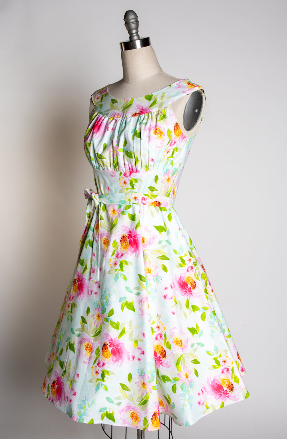 Amanda Dress -Watercolor Floral