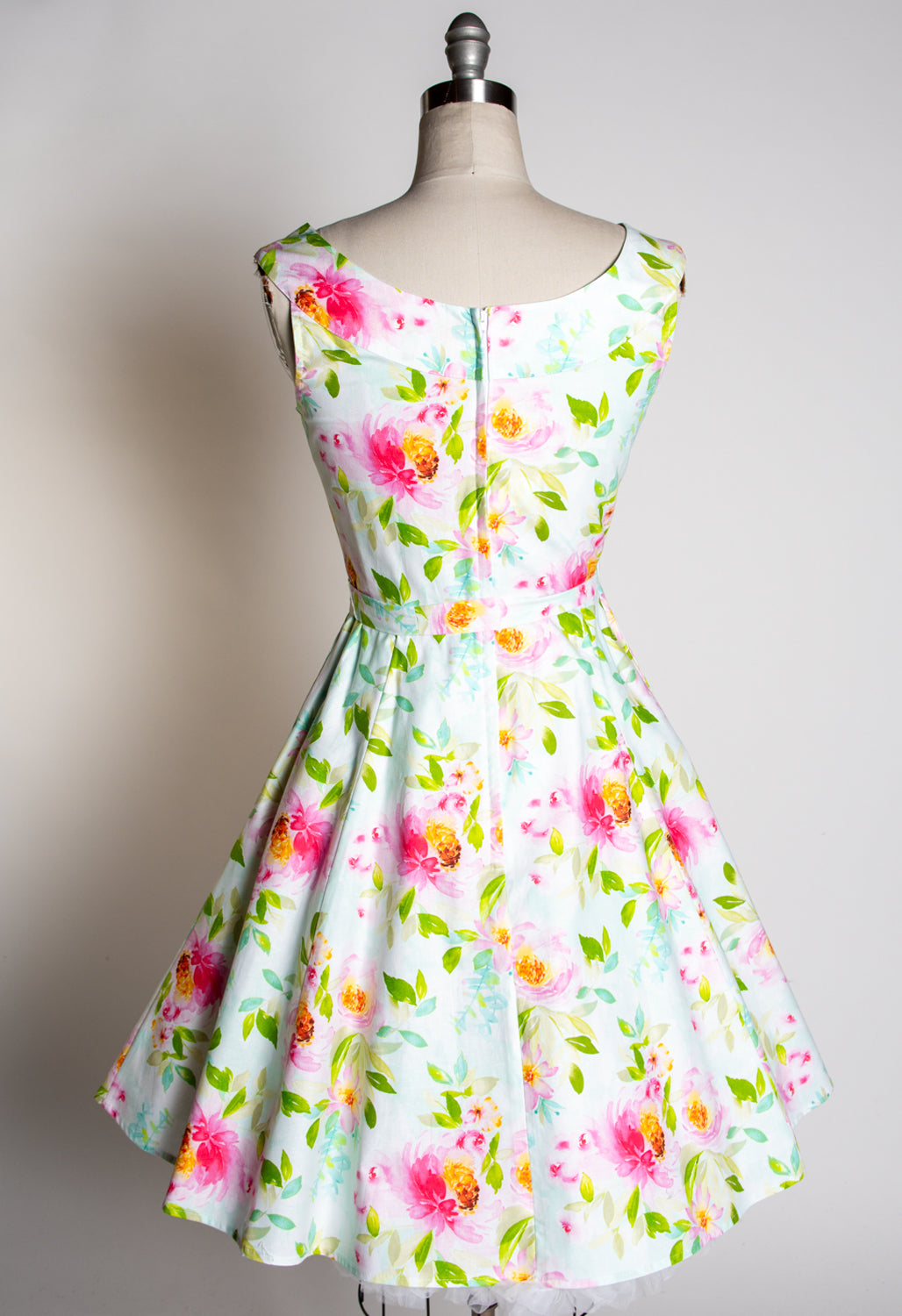 Amanda Dress -Watercolor Floral