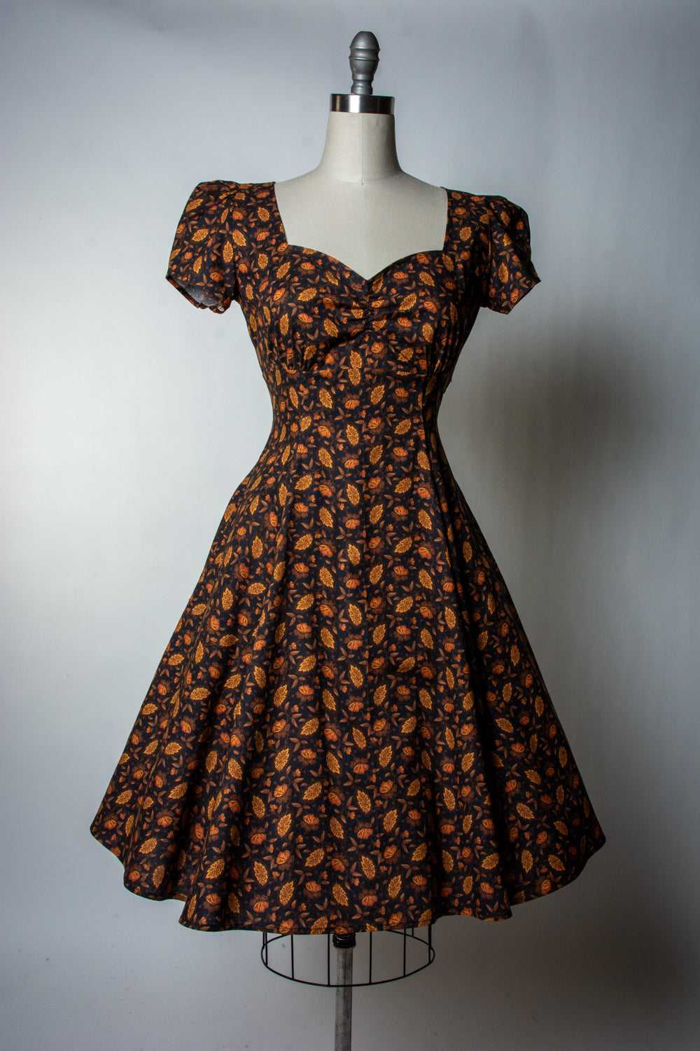 Bree Dress - Chocolate Brown Paisley