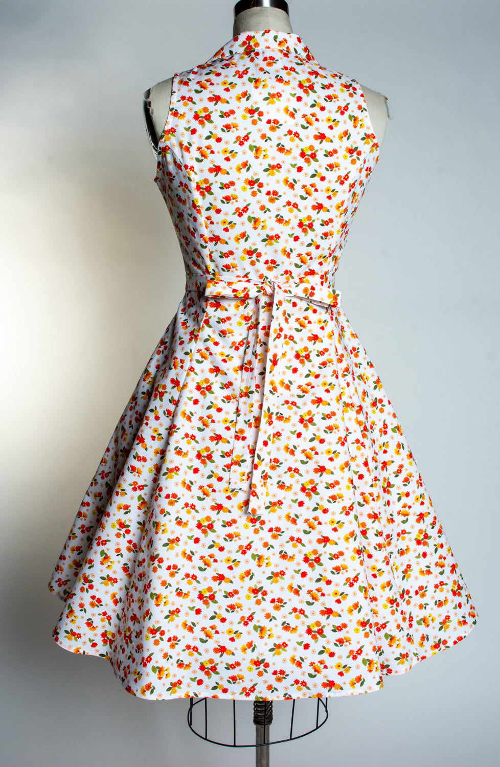 Betty Lou Dress - Little Orange Flowers *sale