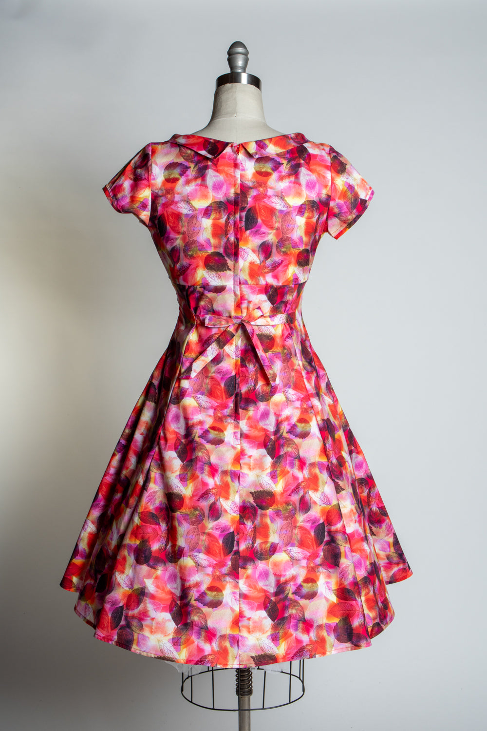 Beverly Dress- Scarlet Leaves