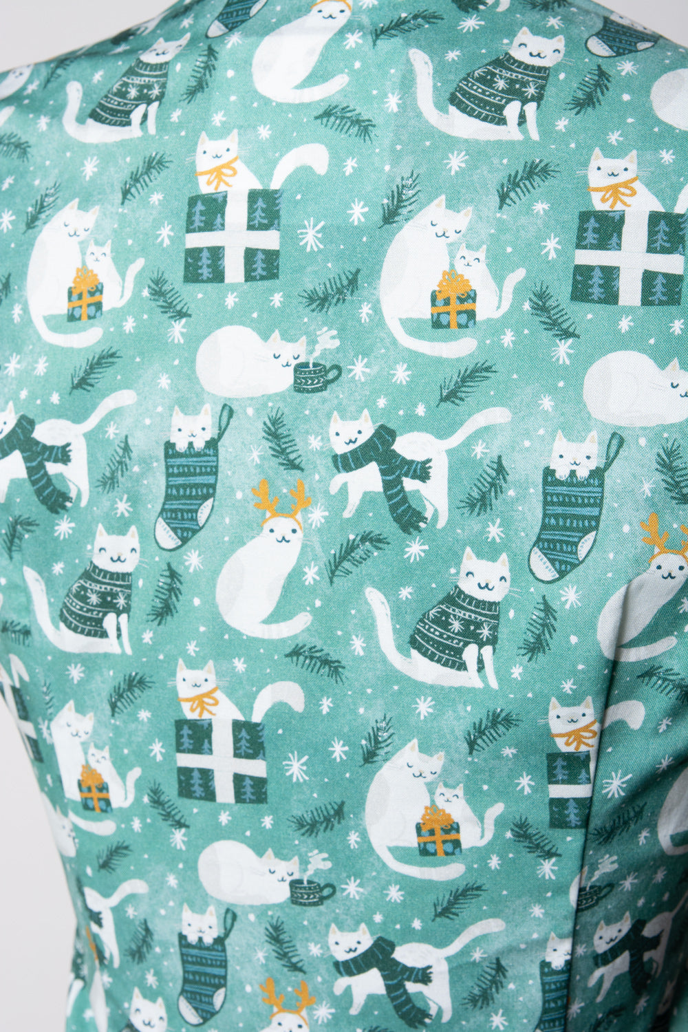 Estelle Blouse - Christmas Cats