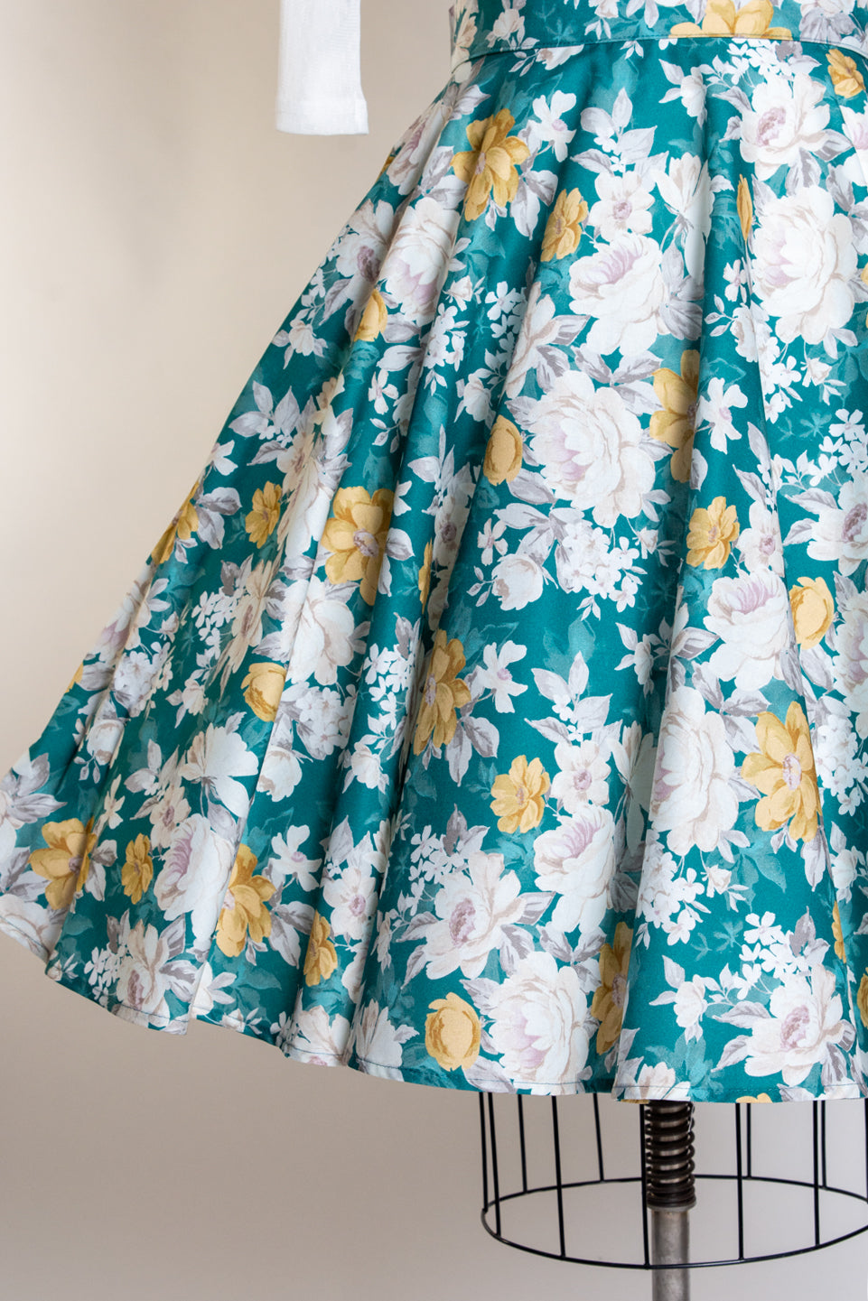 Circle Skirt - Huntington Gardens, Teal