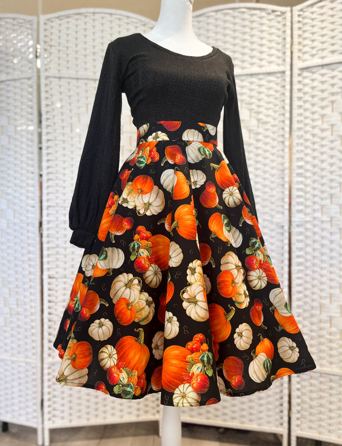 Circle Skirt - Pumpkins