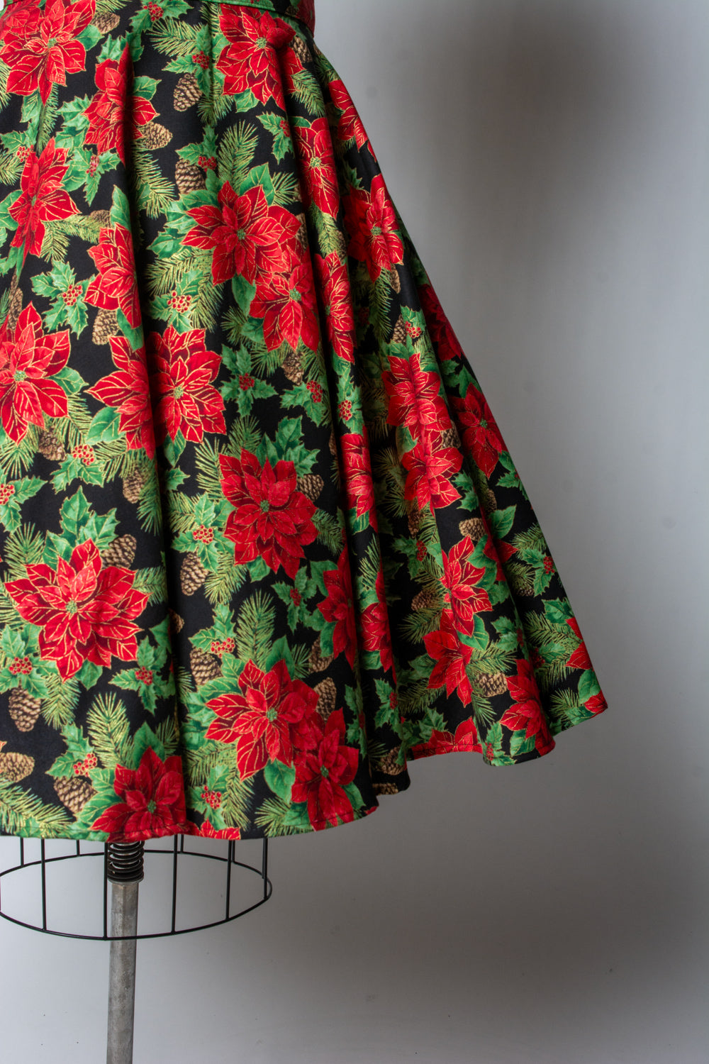 Haute Circle Skirt - Poinsettias *sale