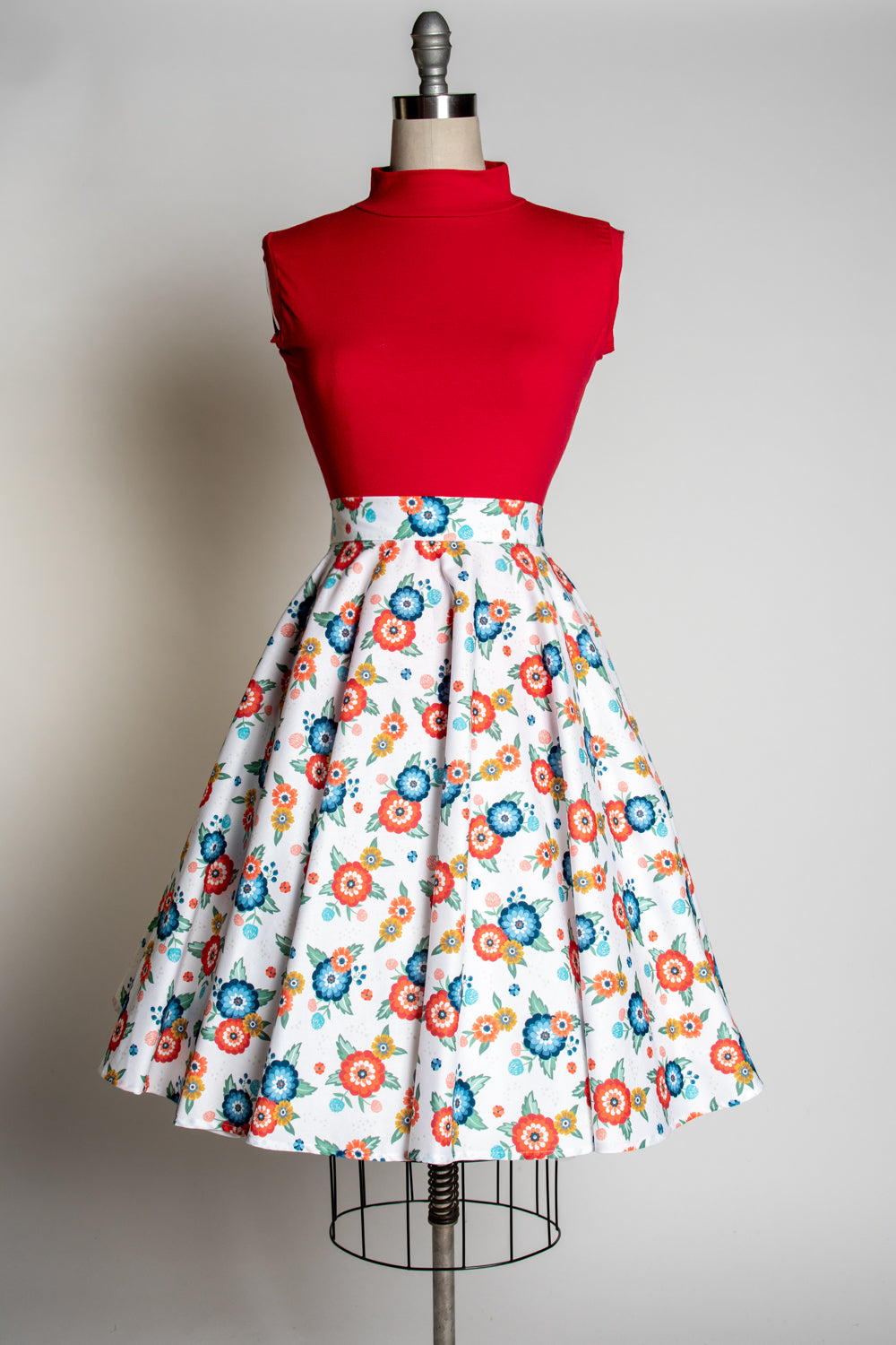 Circle Skirt - Summer Bloom