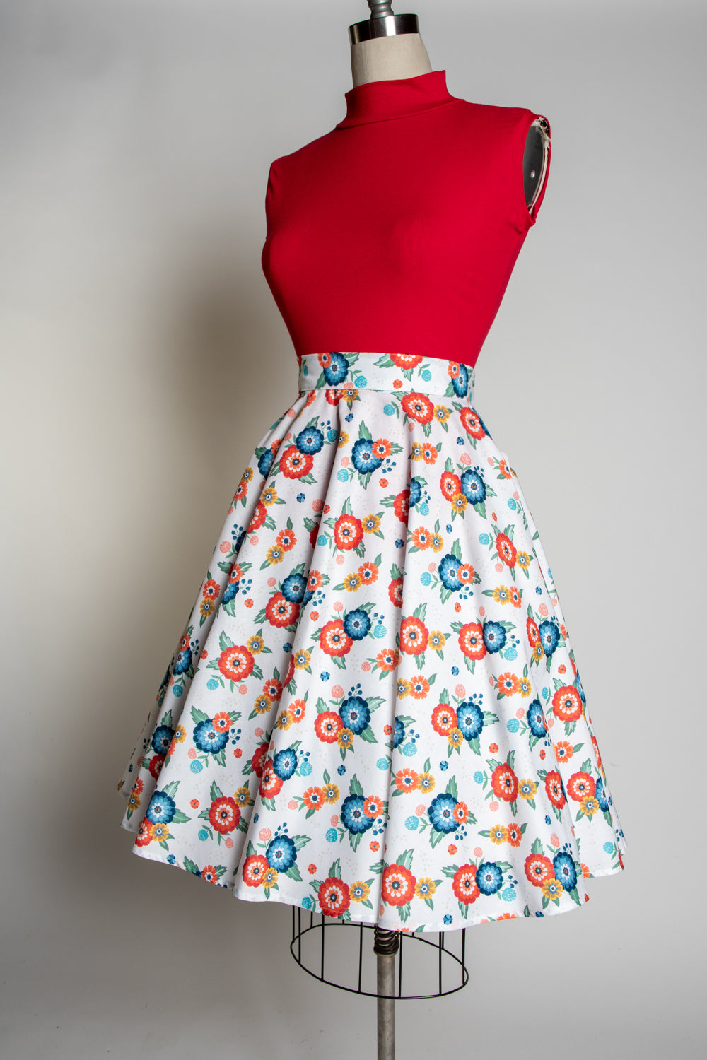 Circle Skirt - Summer Bloom