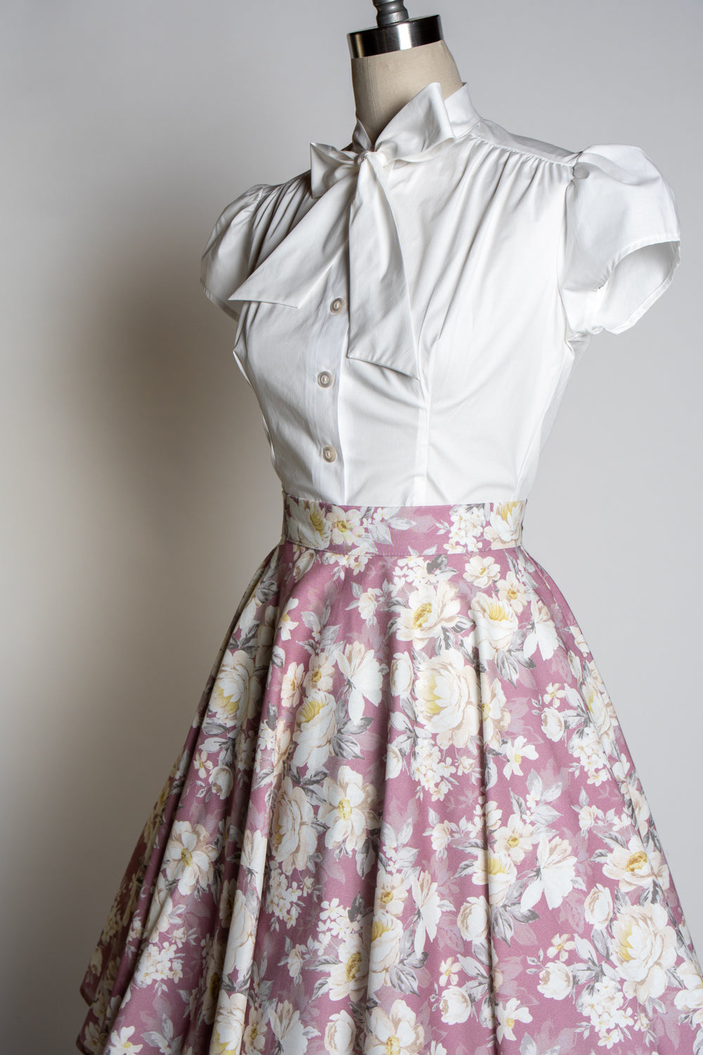 Circle Skirt - Huntington Gardens, Mauve