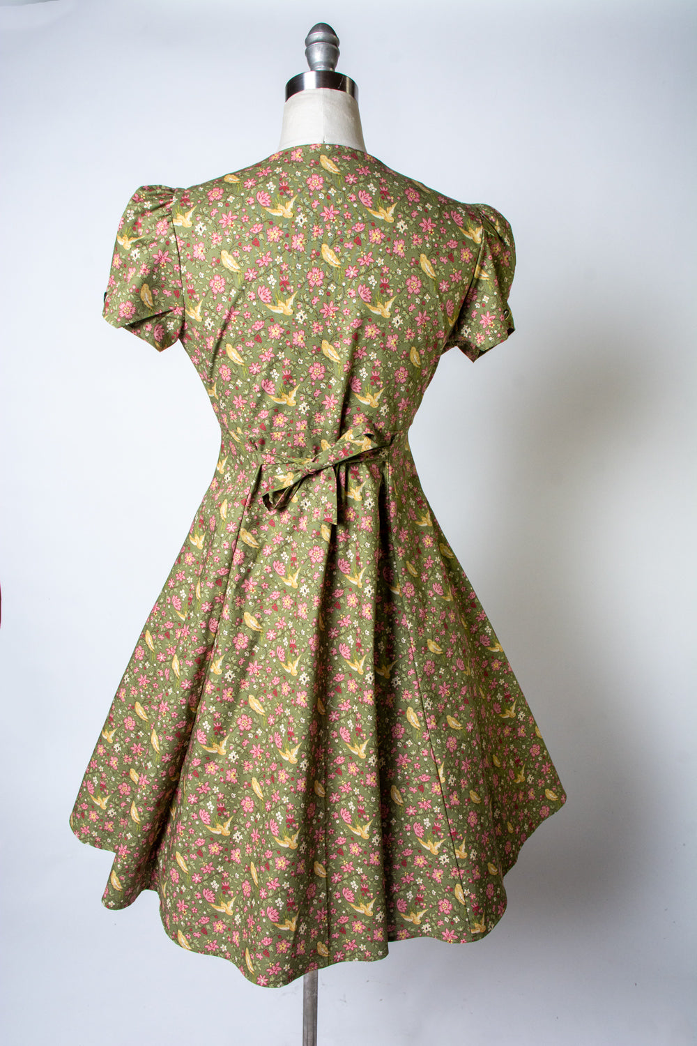 Millie Dress - Olive Birds *sale