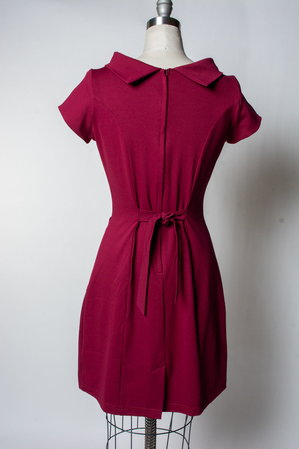 Dominique Dress - Burgundy