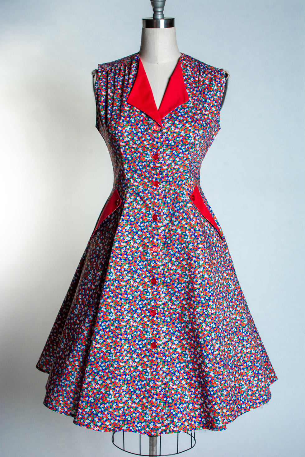 Dorothy Dress - Strawberries, Red *sale