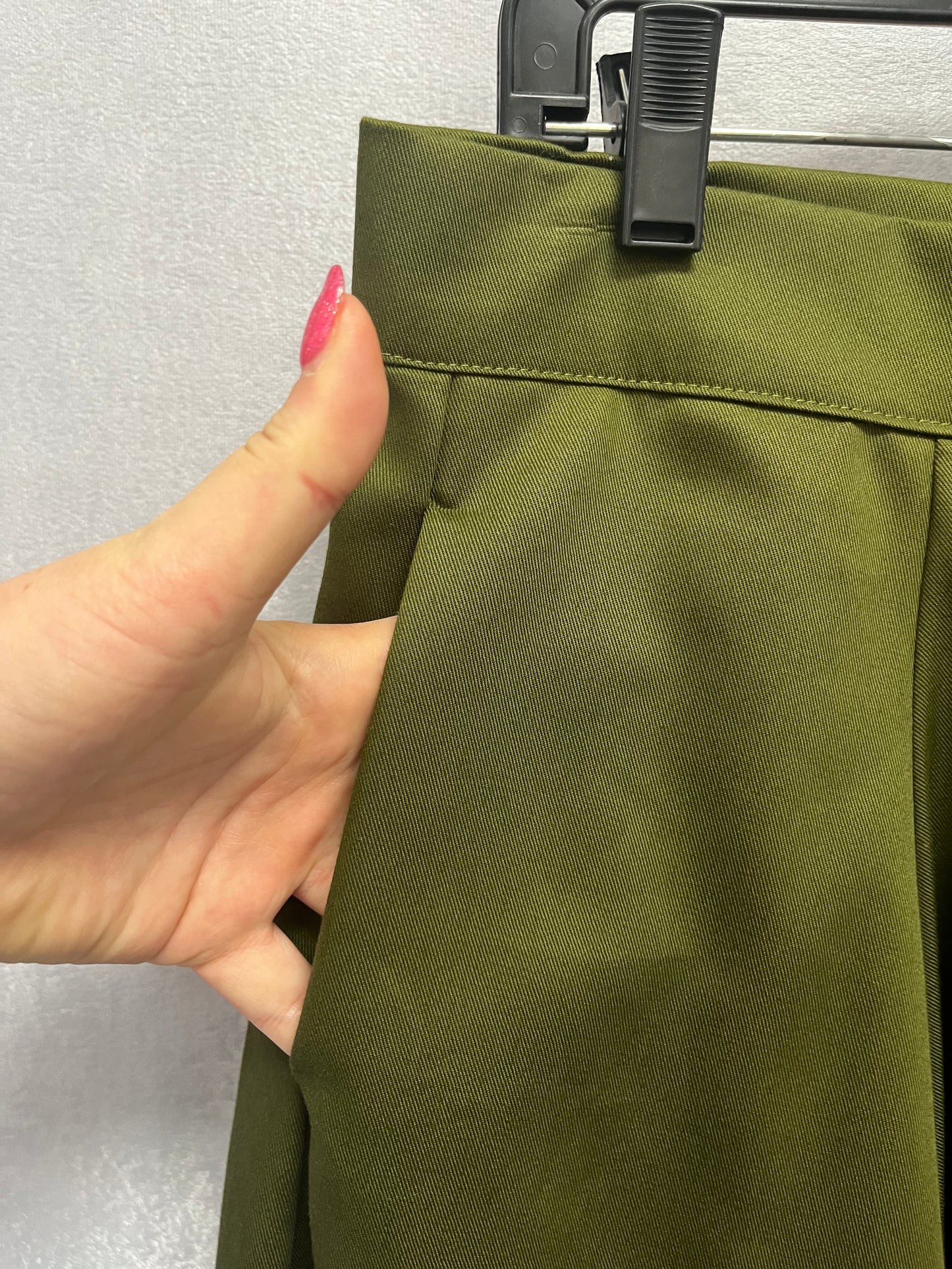 Twirl Skirt-  Olive Twill *sale