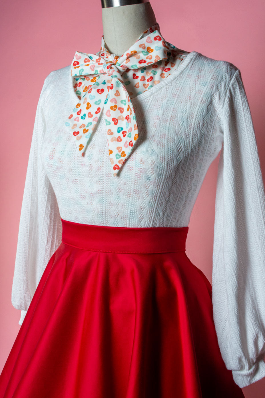 Estelle Blouse - Conversation Hearts