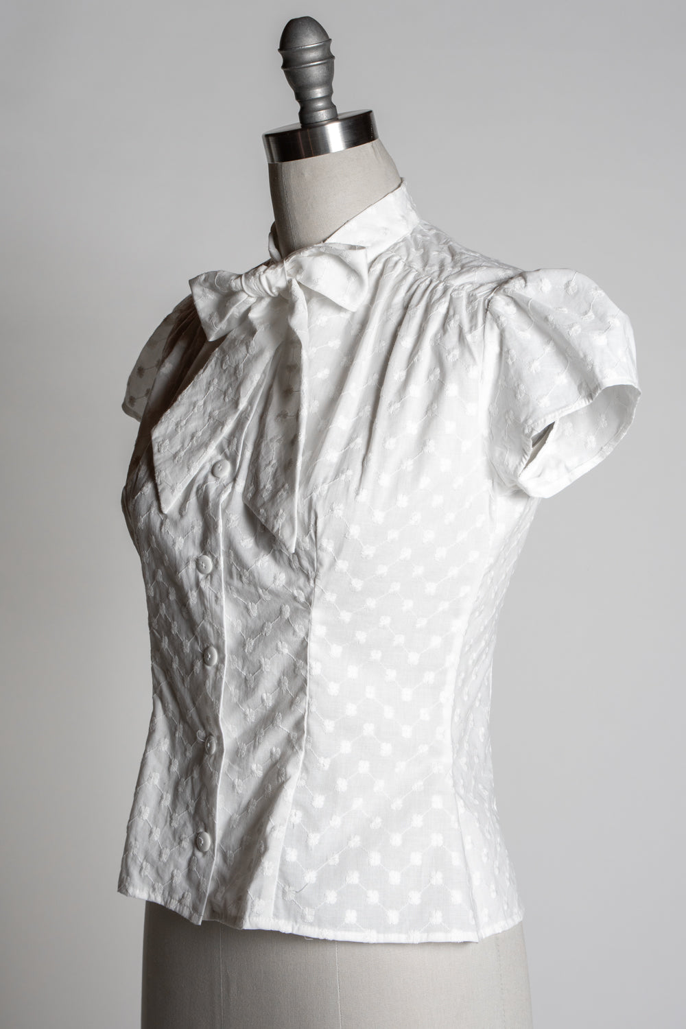 Estelle Blouse - Embroidered Ivory