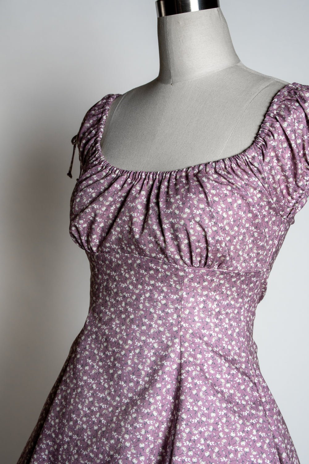 Hilda Dress - Little Flowers, Mauve