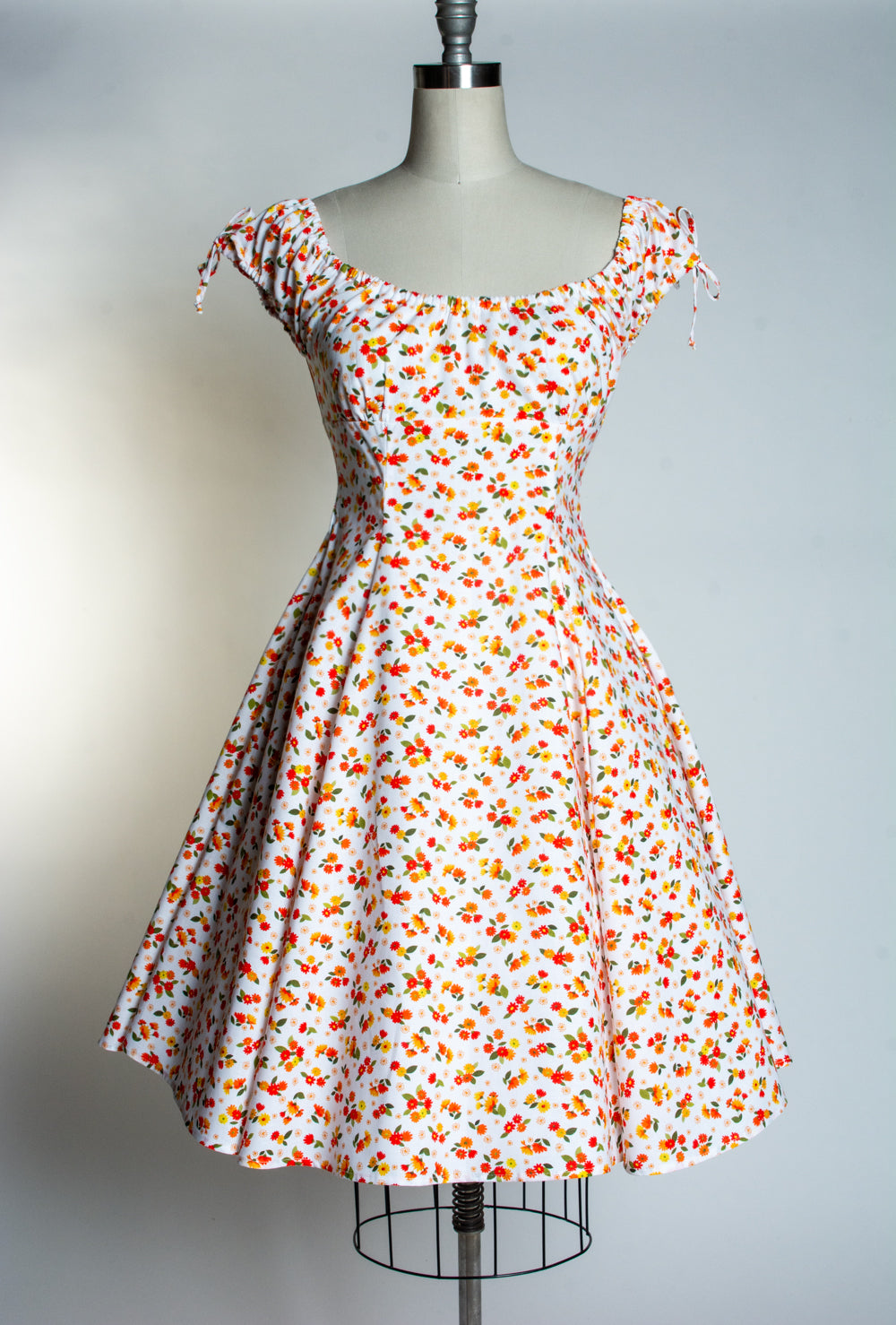 Hilda Dress - Little Orange Flowers *sale