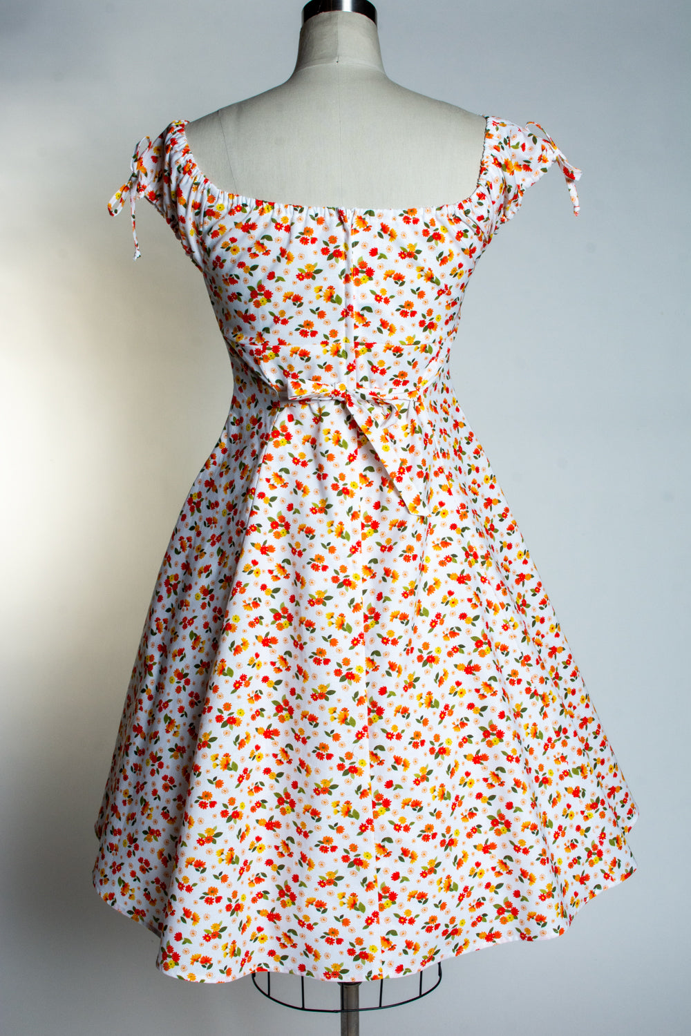 Hilda Dress - Little Orange Flowers *sale