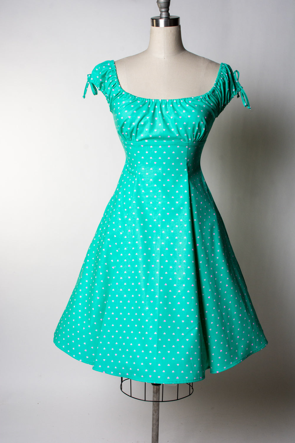 Hilda Dress - Minty Hearts *sale