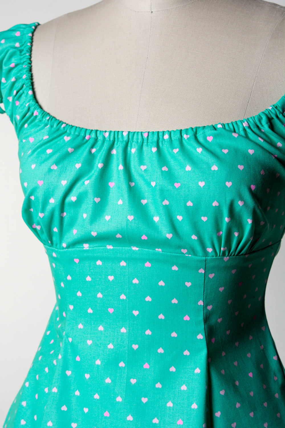 Hilda Dress - Minty Hearts *sale