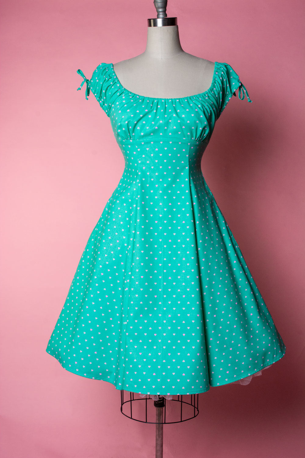 Hilda Dress - Minty Hearts *sale