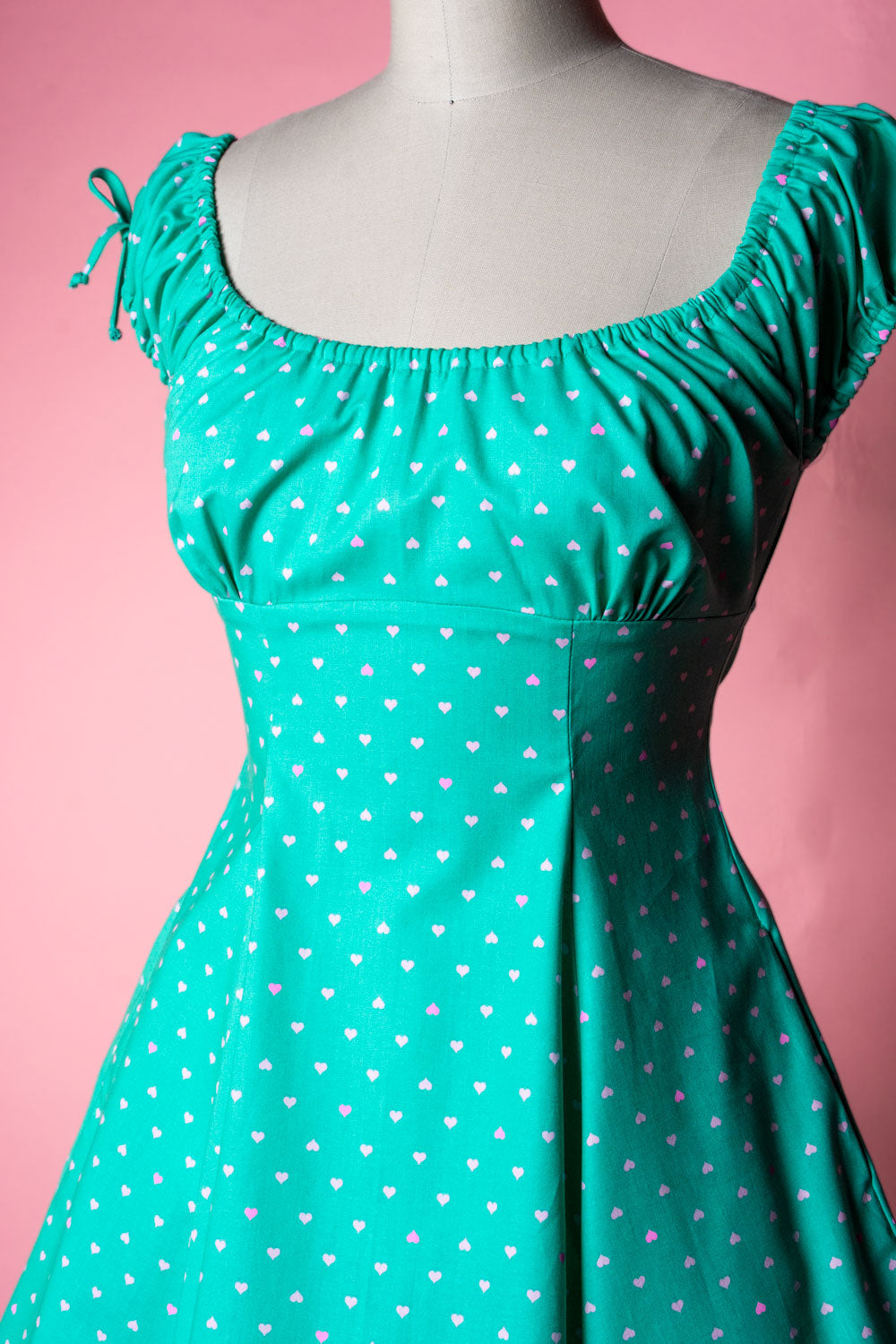 Hilda Dress - Minty Hearts *sale