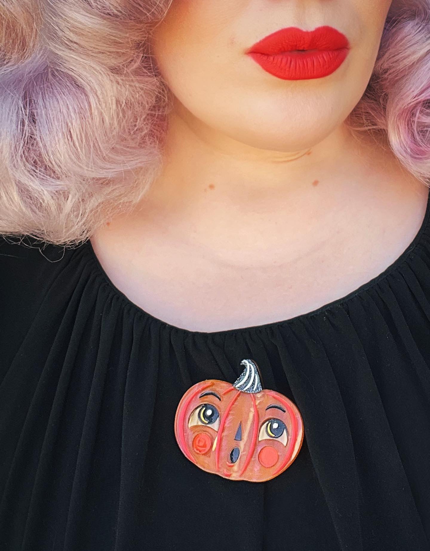 Fright Night Brooch by Lipstick & Chrome x Johanna Parker