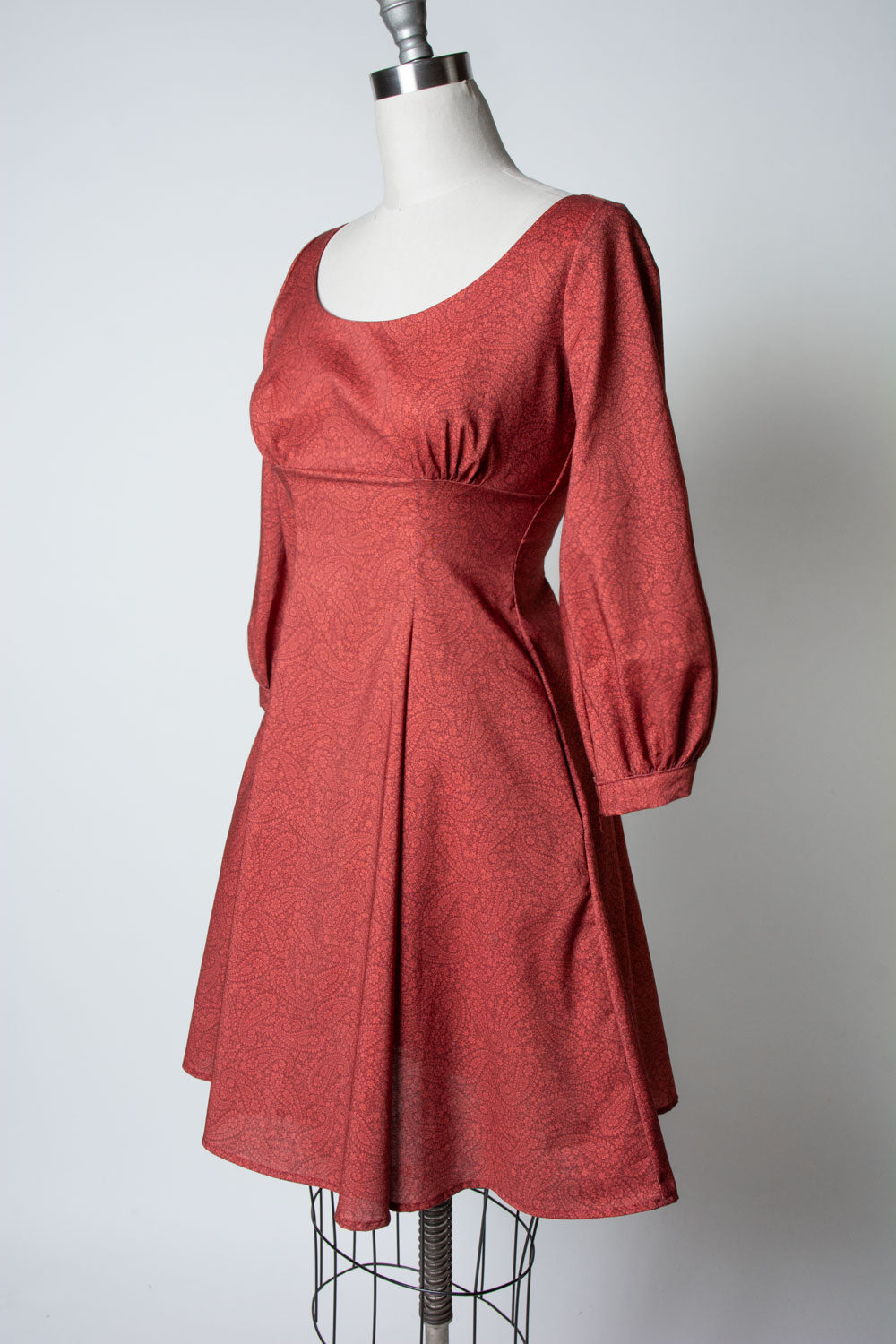 Jenni Dress- Tonal Paisley, Paprika *sale