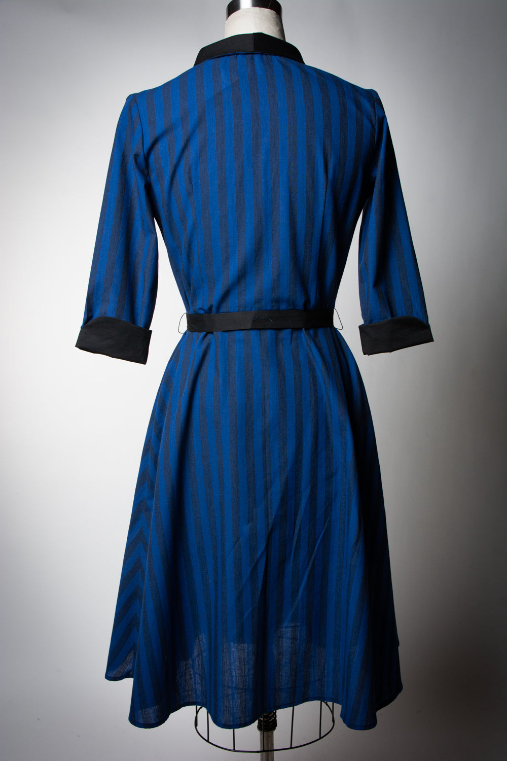 Lucille Dress - Royal Stripe