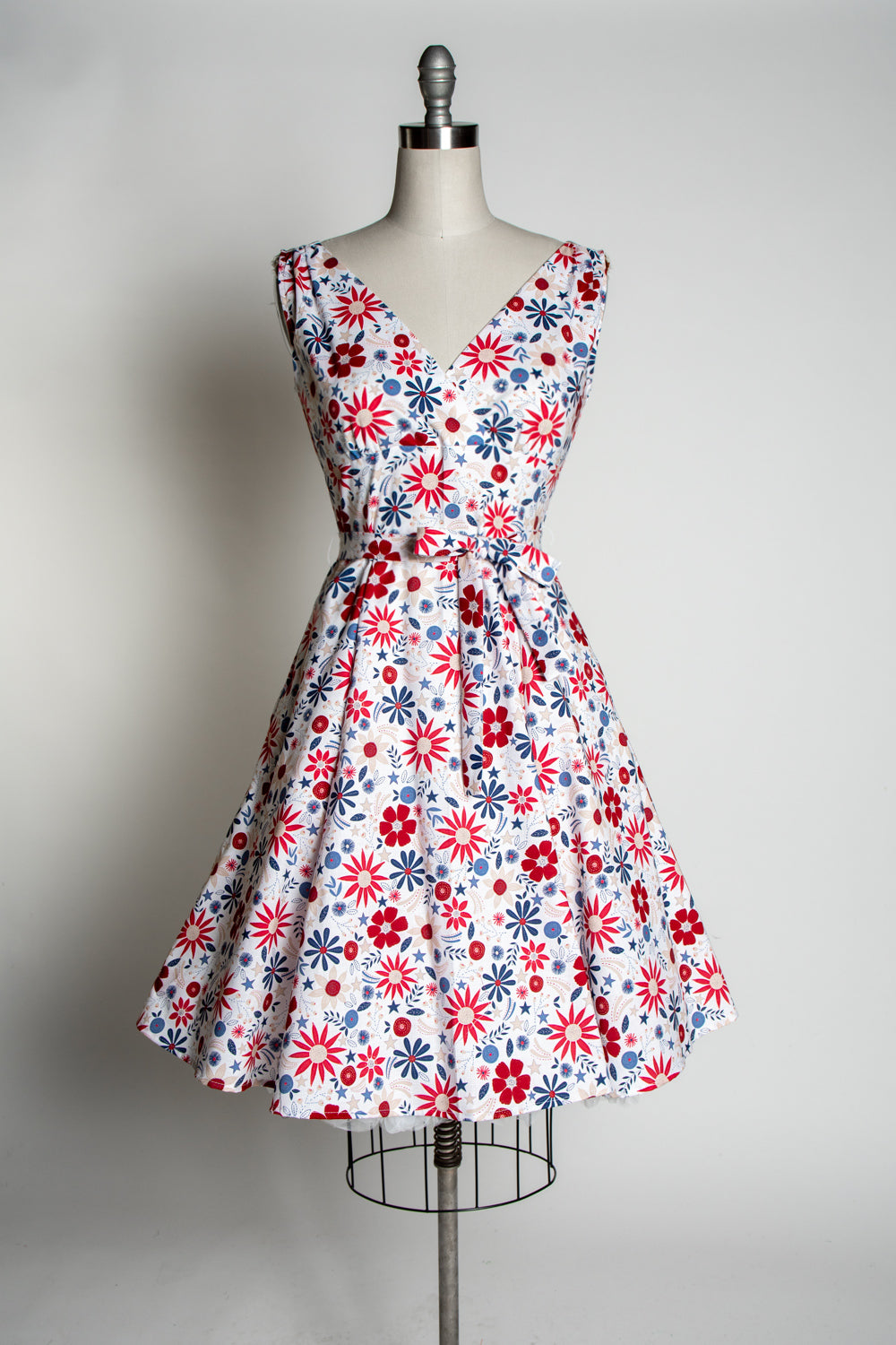 Marie Dress - Americana, White *sale