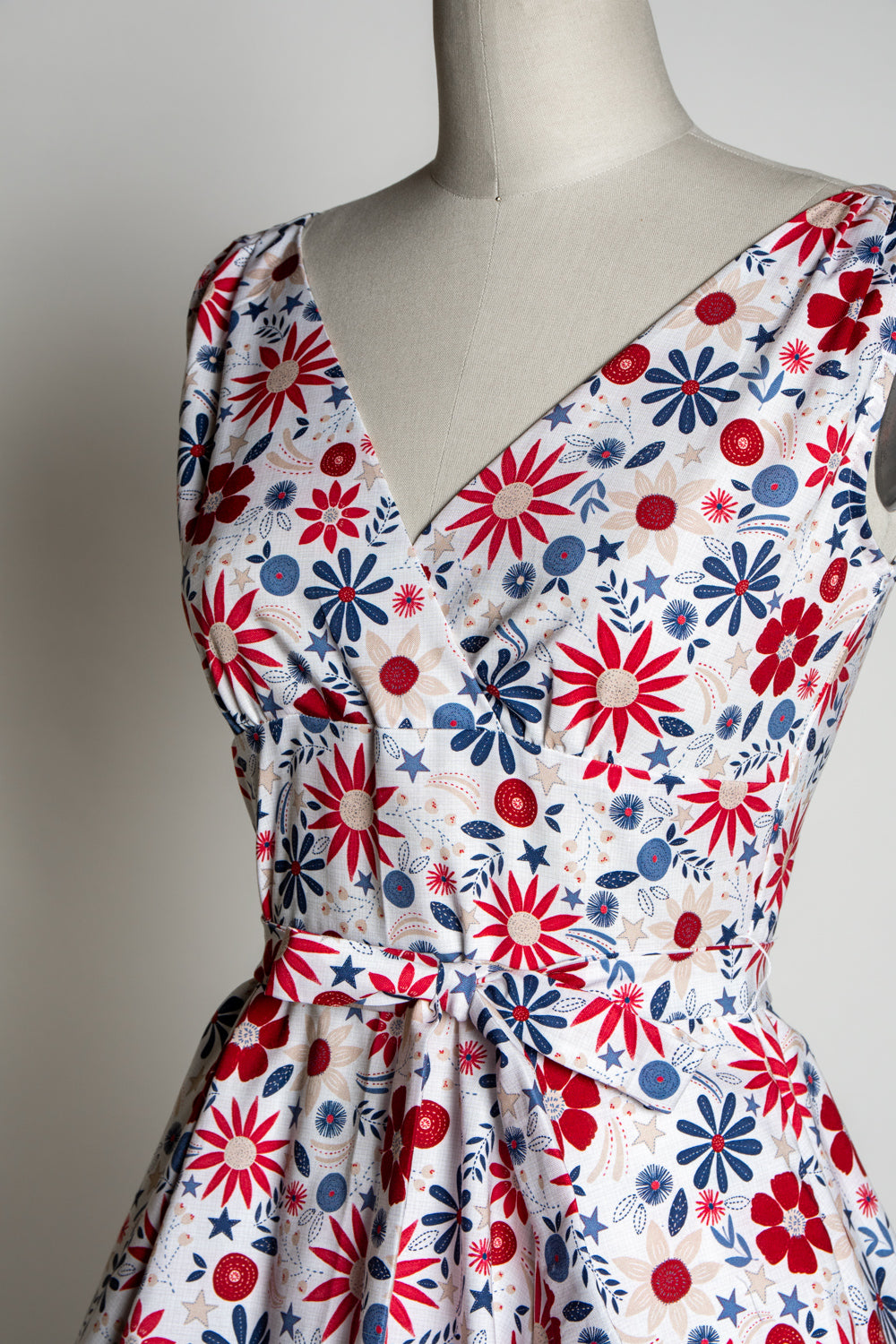 Marie Dress - Americana, White *sale