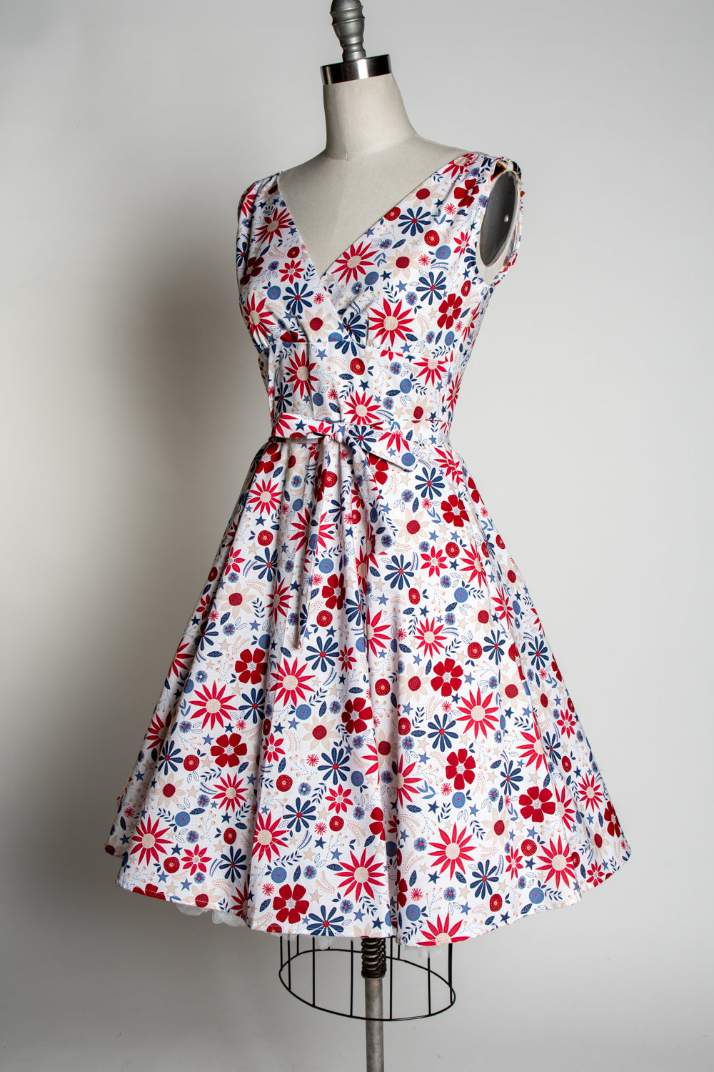 Marie Dress - Americana, White *sale