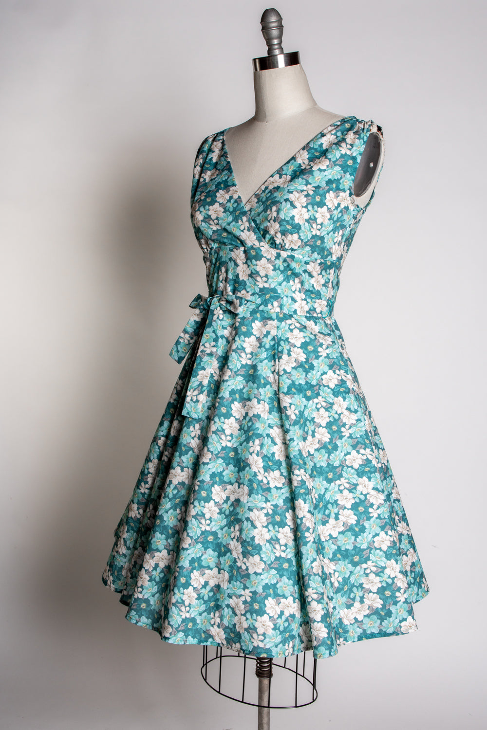 Marie Dress- Tea Time, Teal