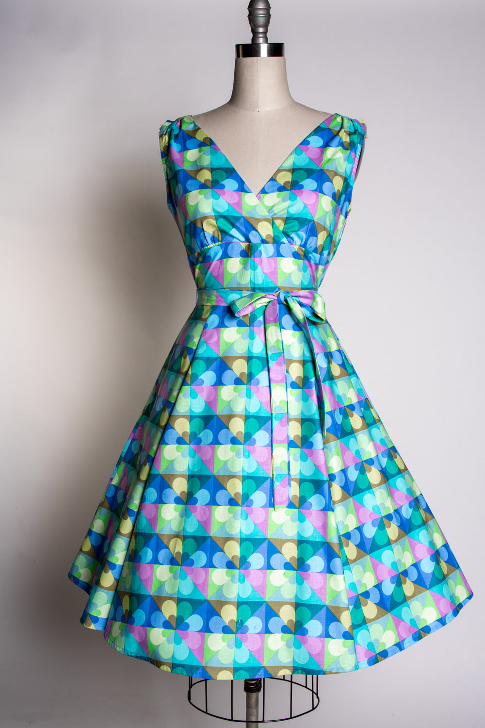 Marie Dress- Wonderland, Blue