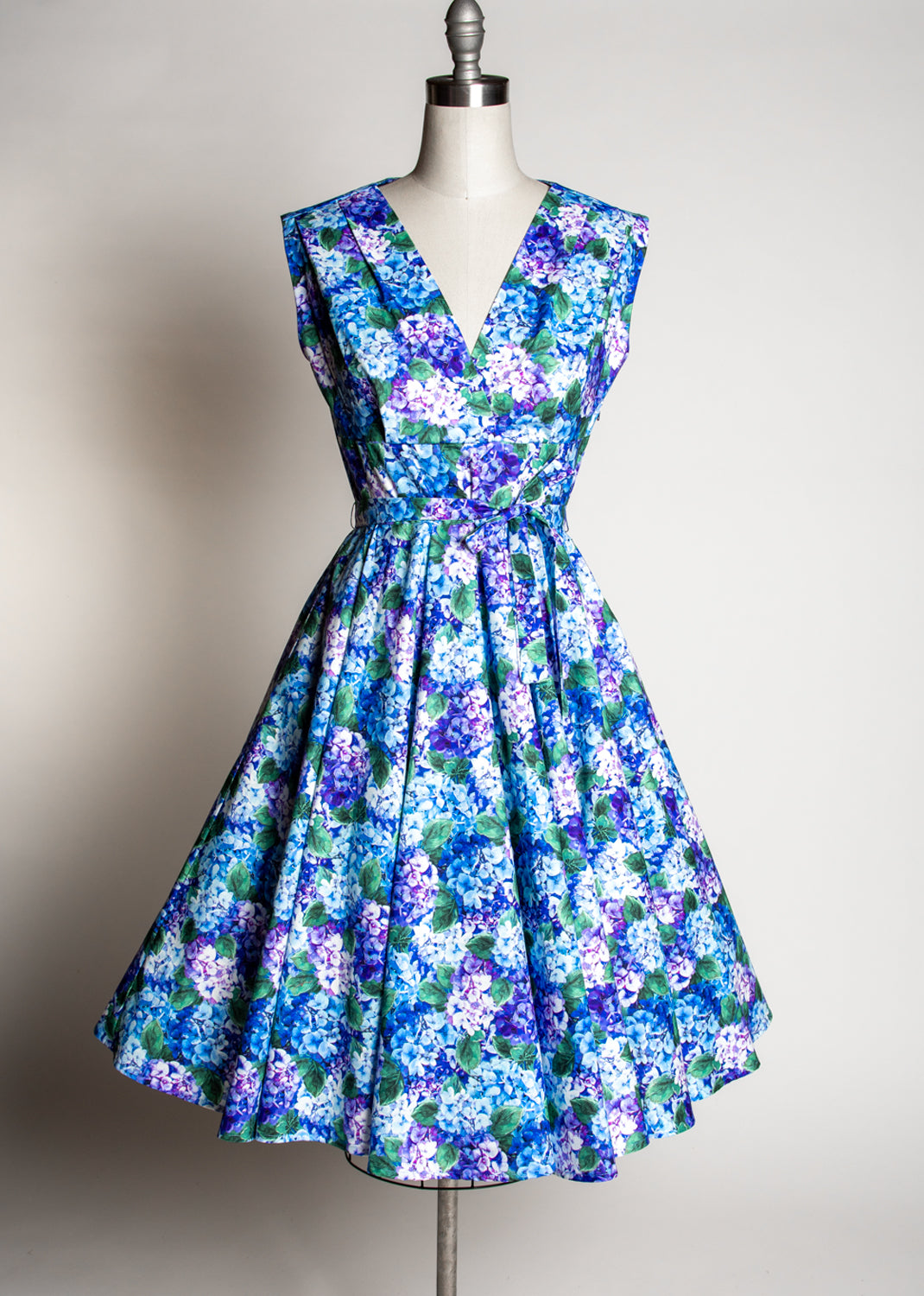 Milan Dress- Hydrangeas