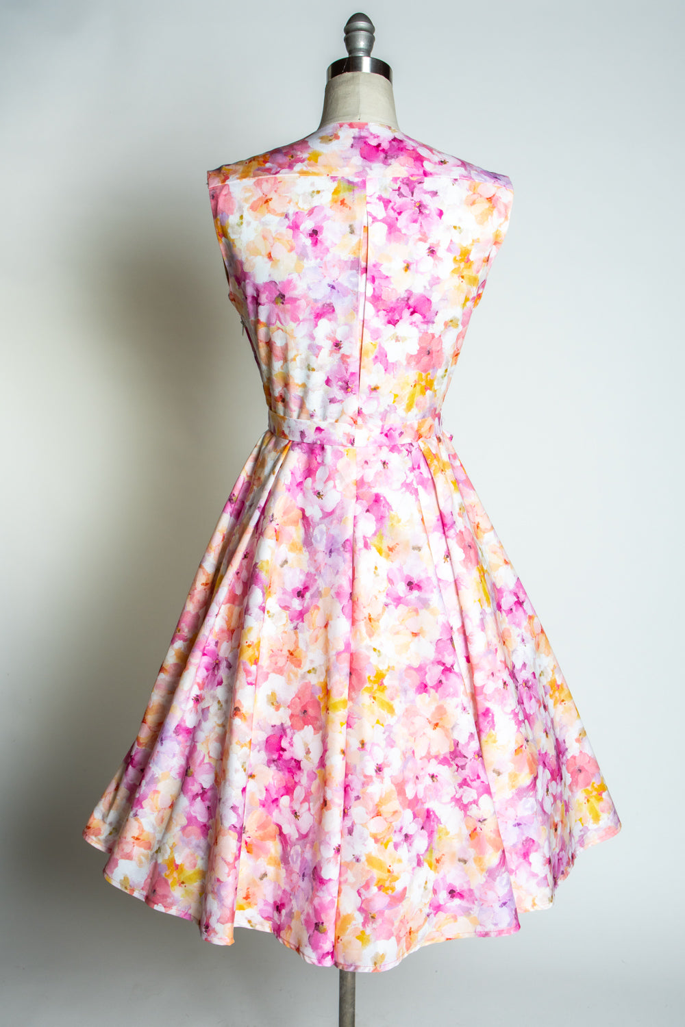 Milan Dress- Monet Floral, Pink *sale