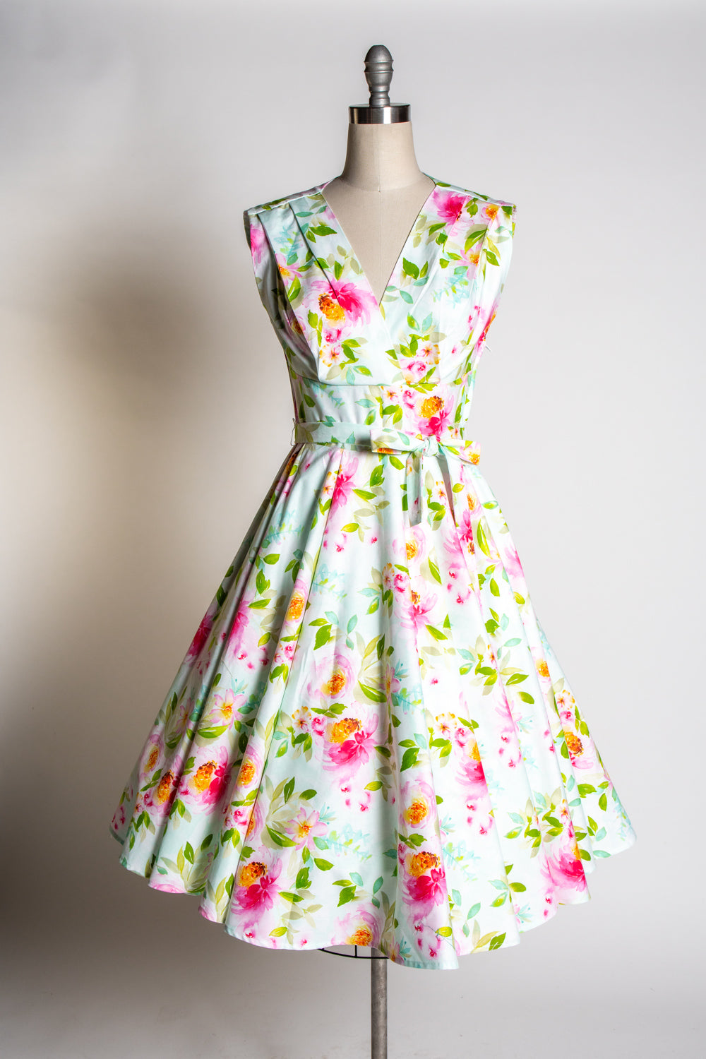 Milan Dress- Watercolor Floral