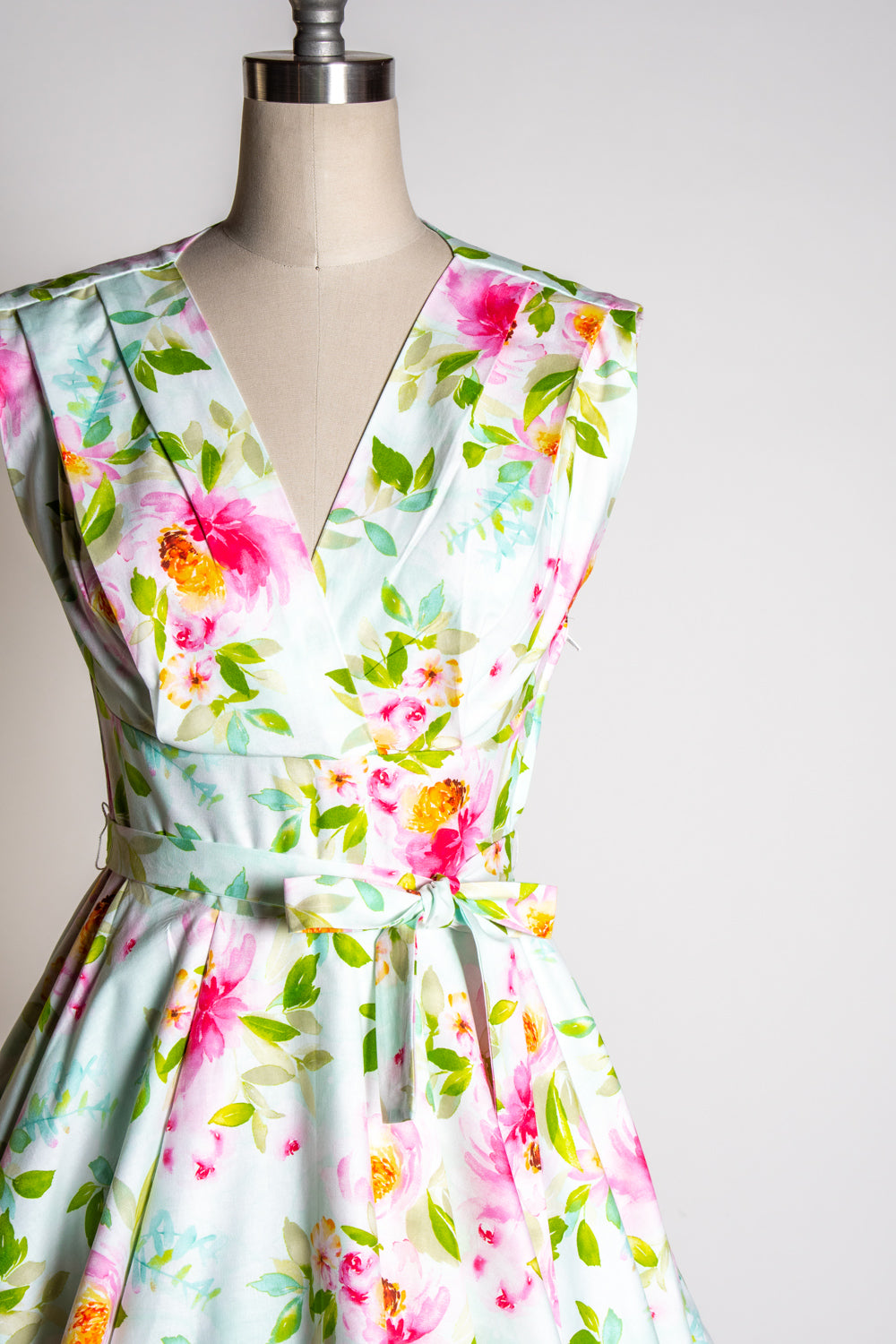 Milan Dress- Watercolor Floral