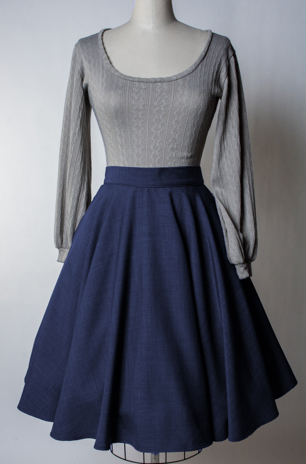 Haute Circle Skirt - Navy