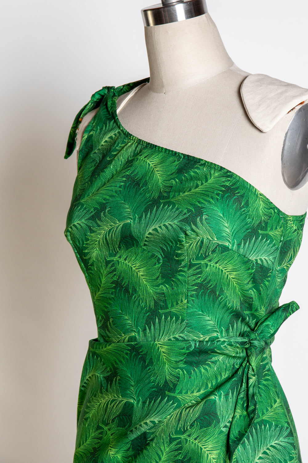 Paradise Dress- Green Ferns