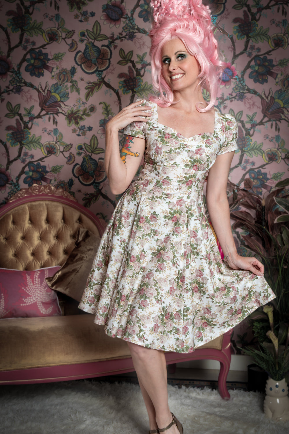 Bree Dress - Pearl Roses