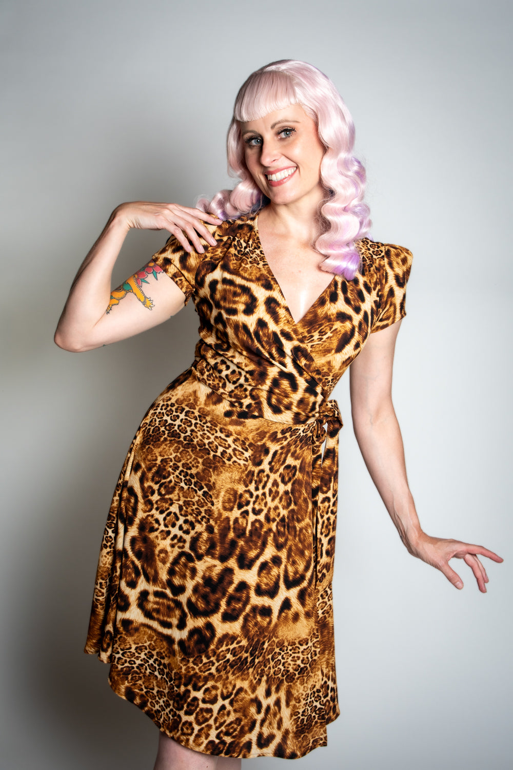 Rayleine Dress- Multi Leopard