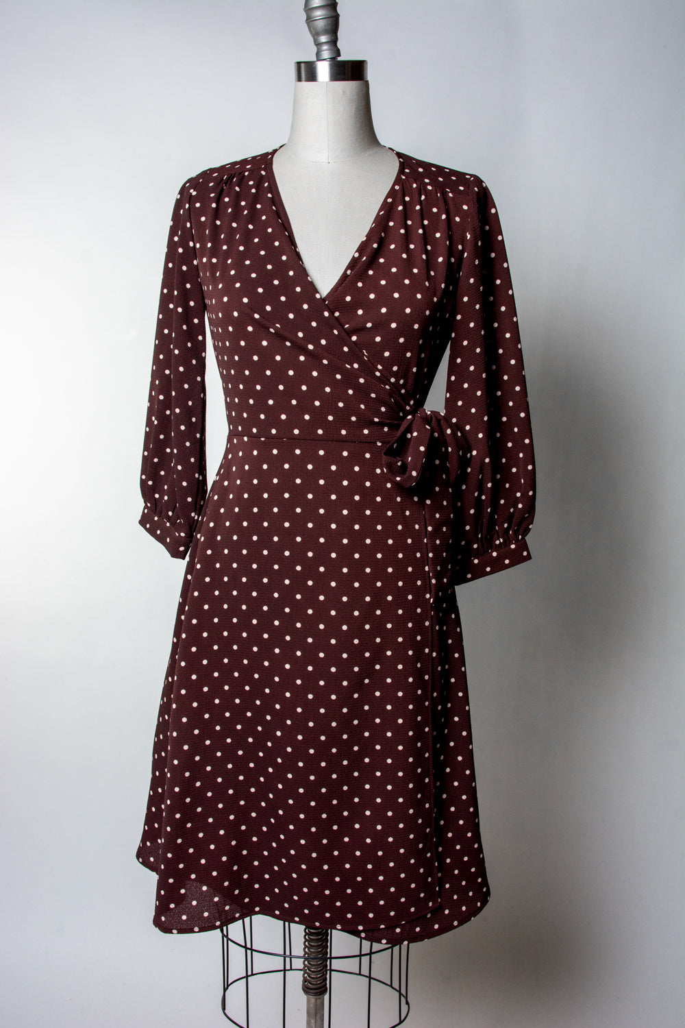 Rita Dress- Chocolate Dot