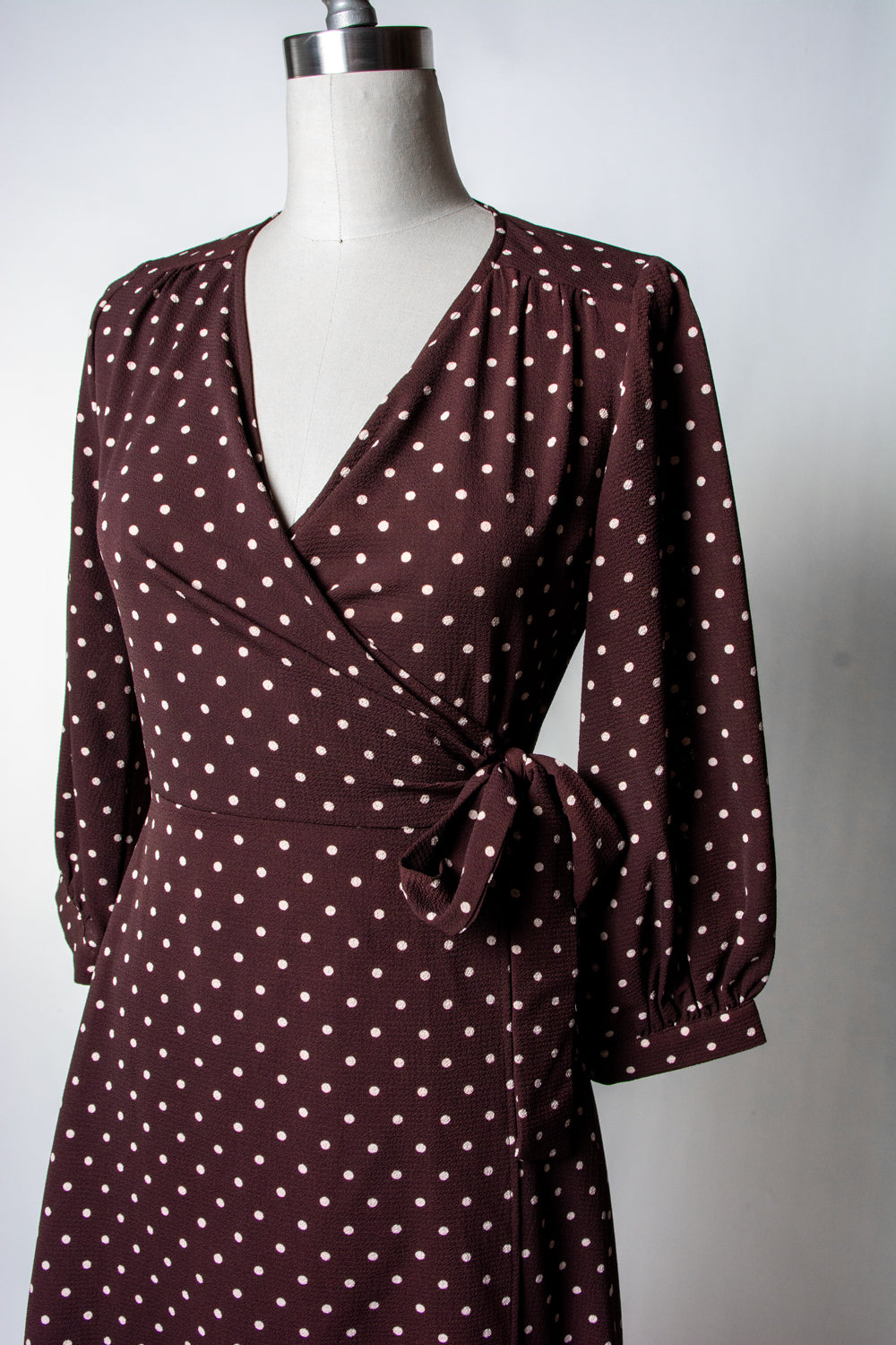 Rita Dress- Chocolate Dot