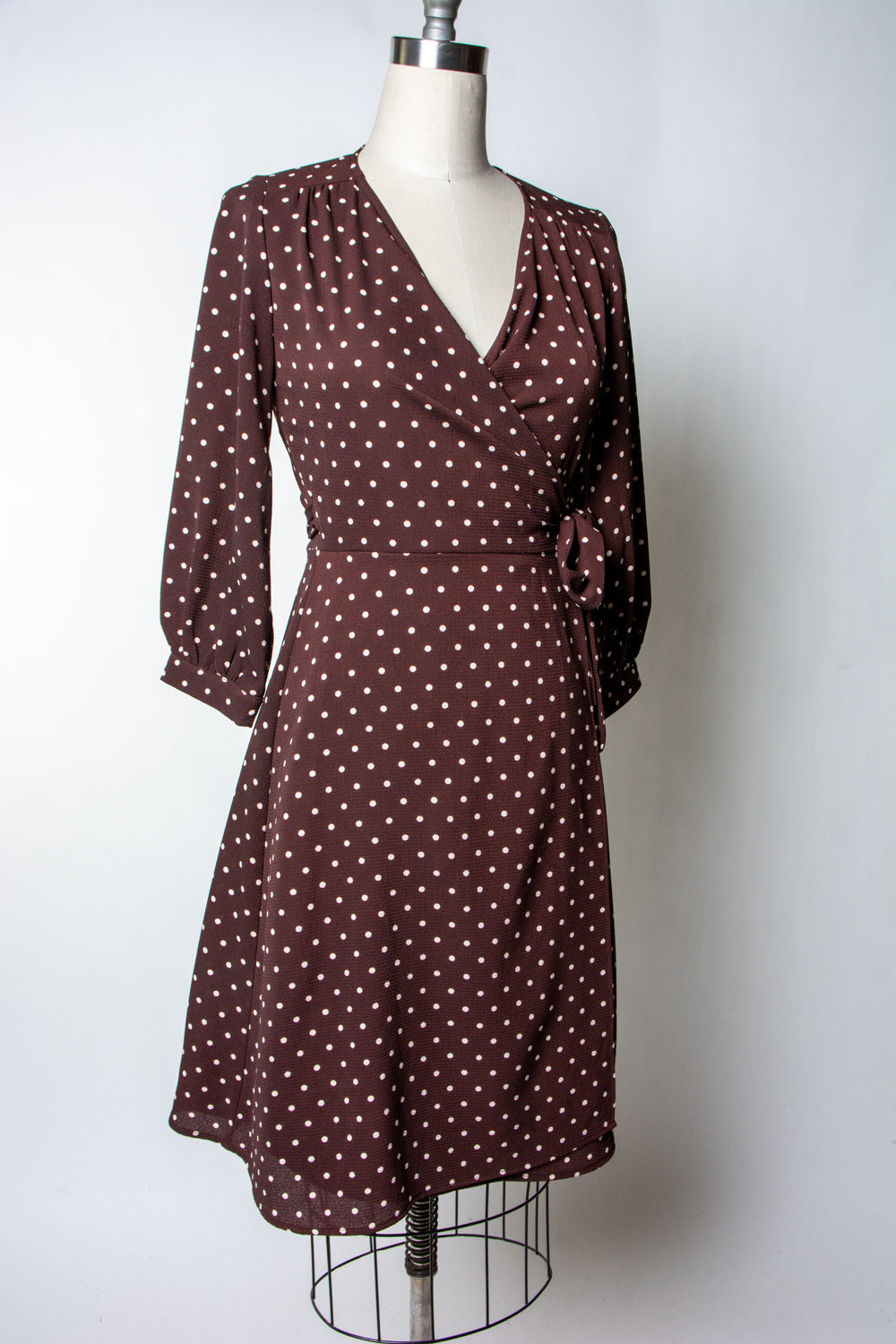 Rita Dress- Chocolate Dot