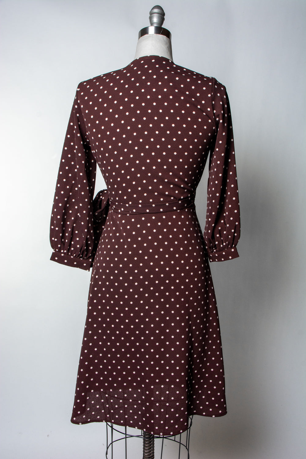 Rita Dress- Chocolate Dot