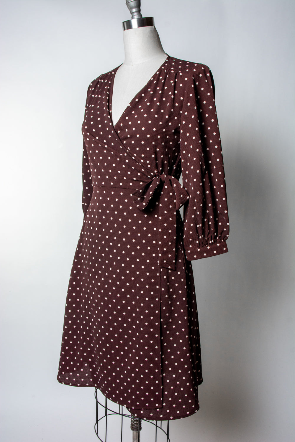 Rita Dress- Chocolate Dot