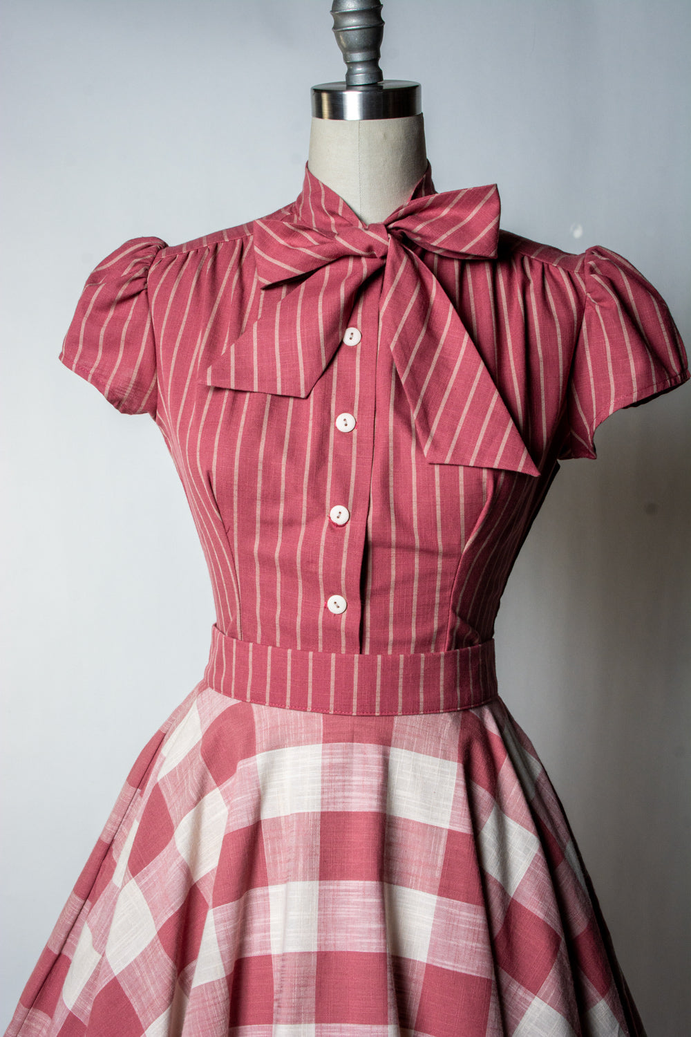 Estelle Blouse - Simple Stripe, Rose